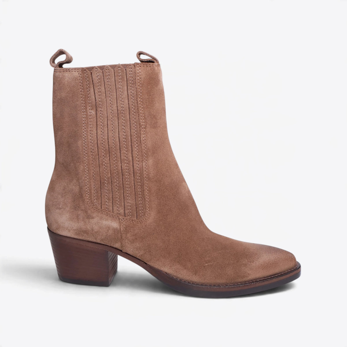 Botín Kennel Marta Suede Tobacco1