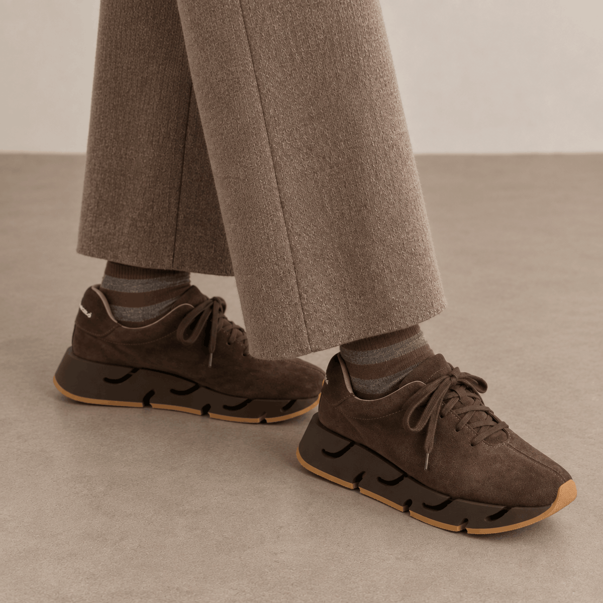 Paloma Barceló Pia Brown sneaker