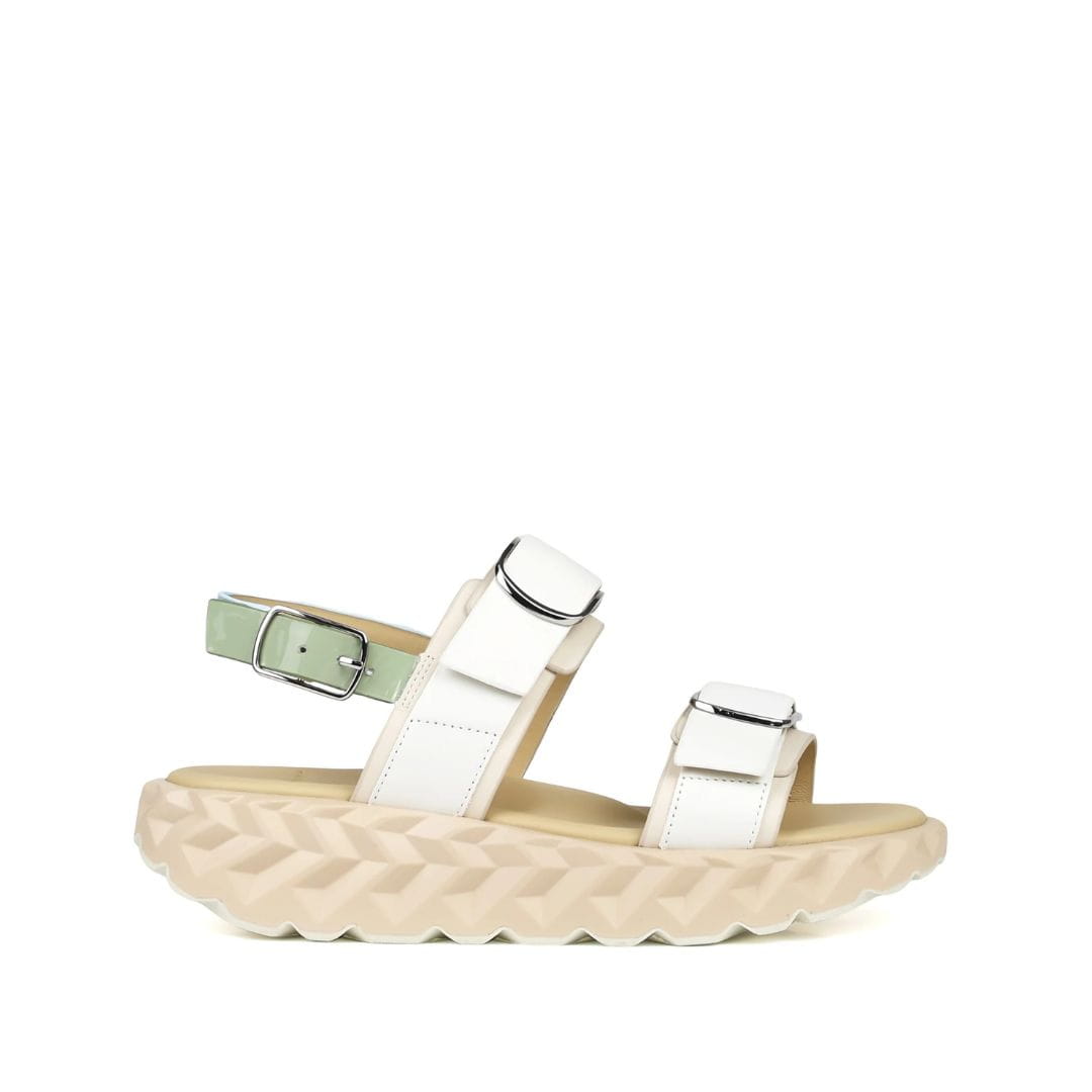 Sandalia 4CCCCEES Jabara Sandy White