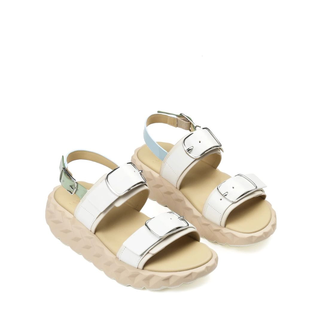 Sandalia 4CCCCEES Jabara Sandy White