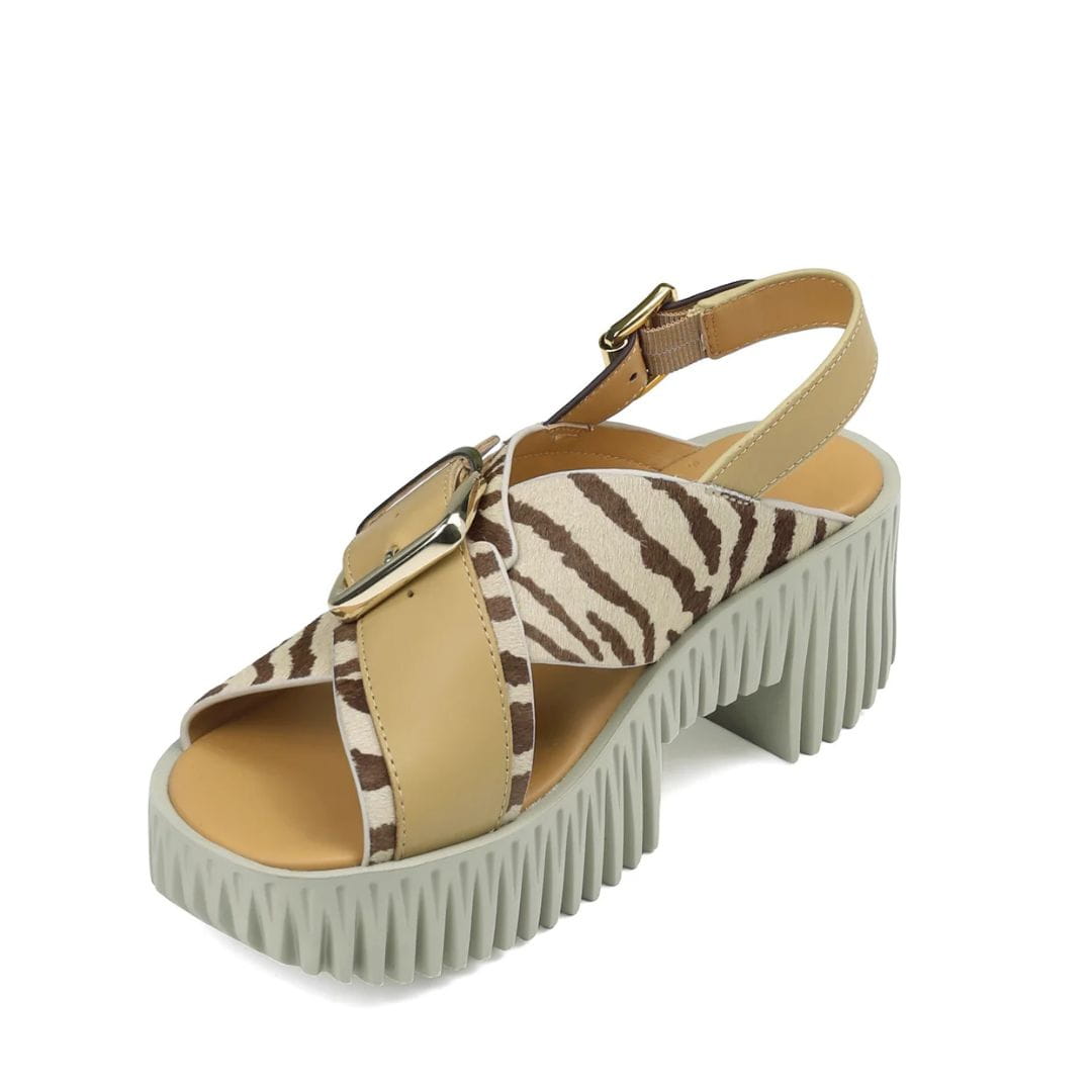 Sandalia 4CCCCEES Plia Juno Zebra Mix
