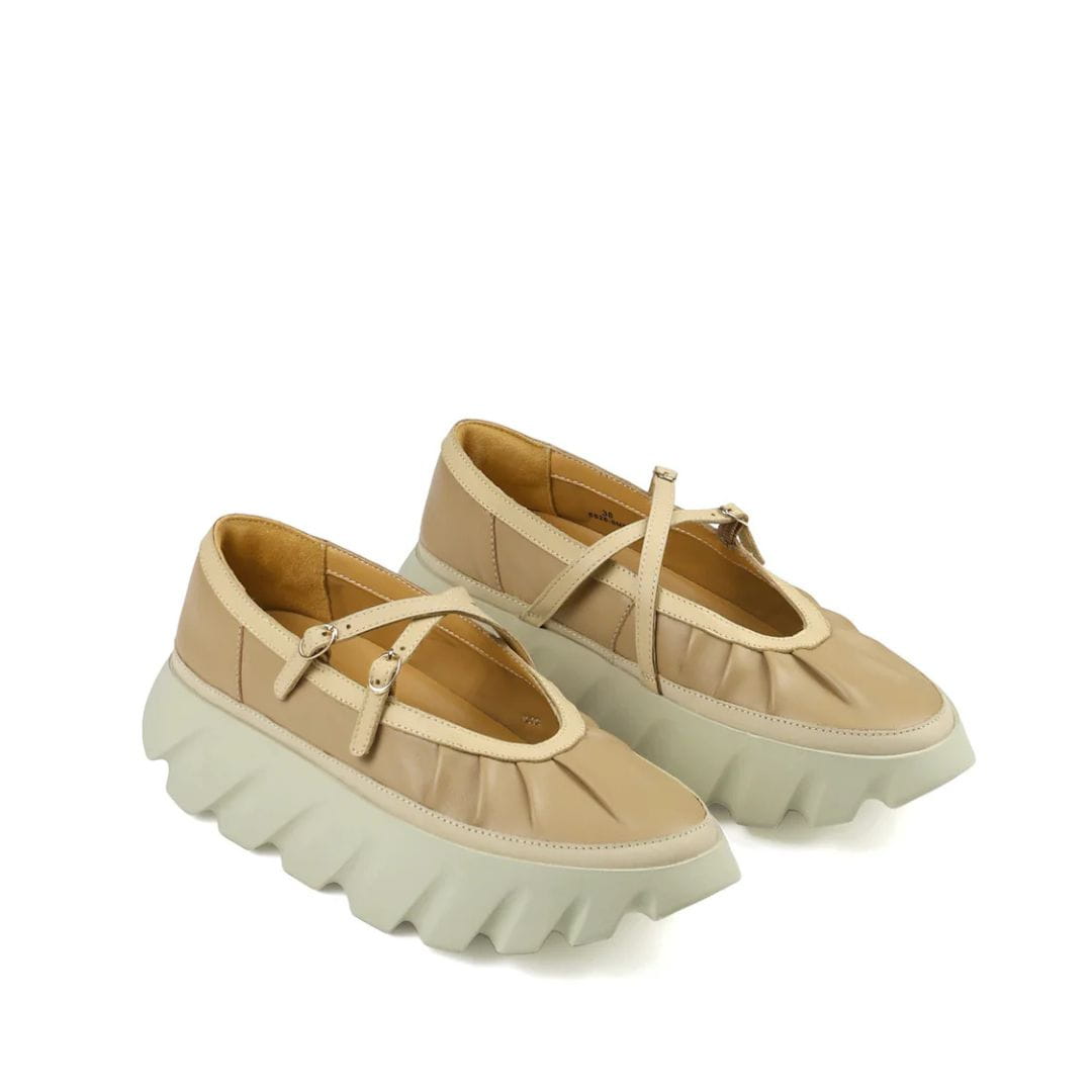 Sandalia 4CCCCEES Tura Bom Beige