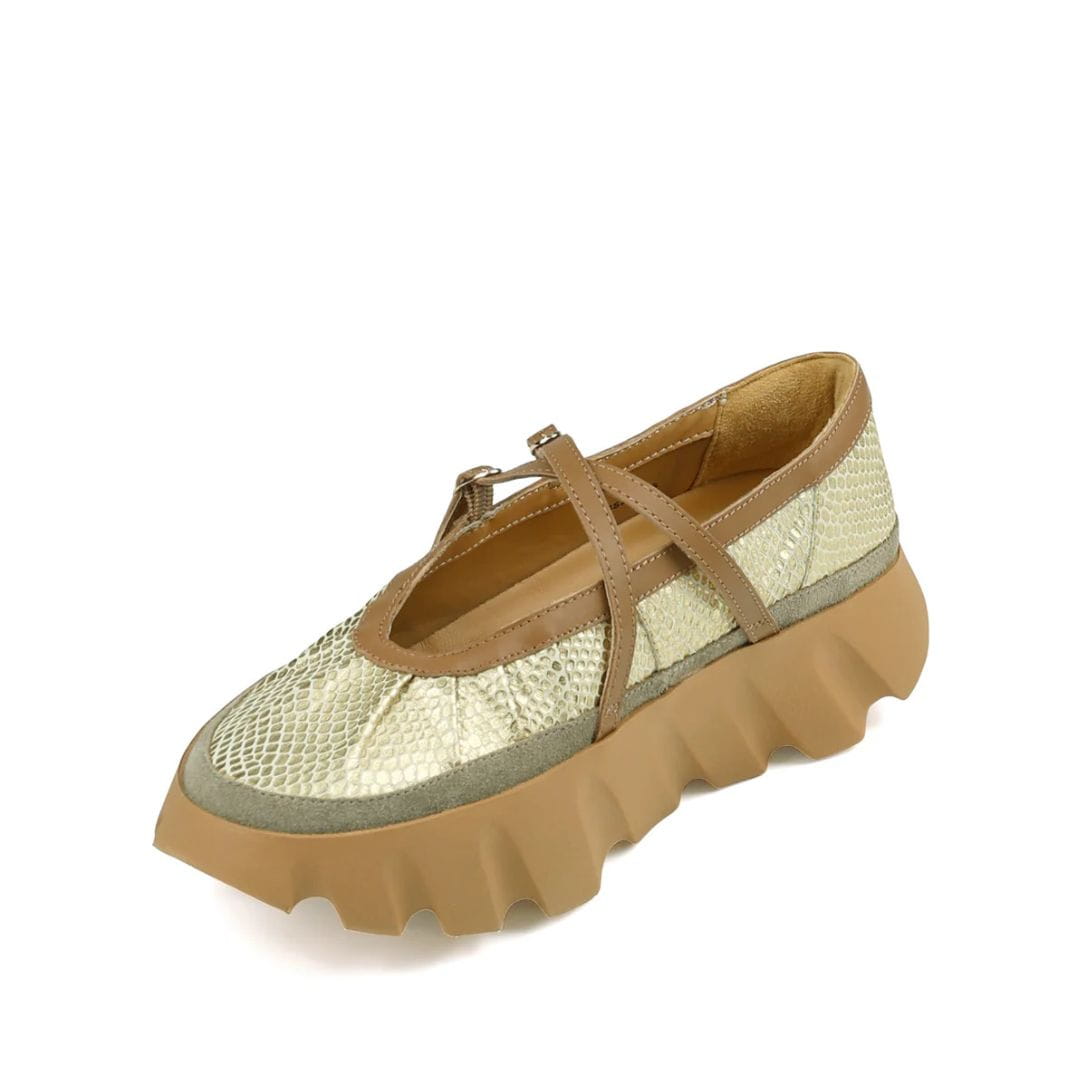 Sandalia 4CCCCEES Tura Bom Gold