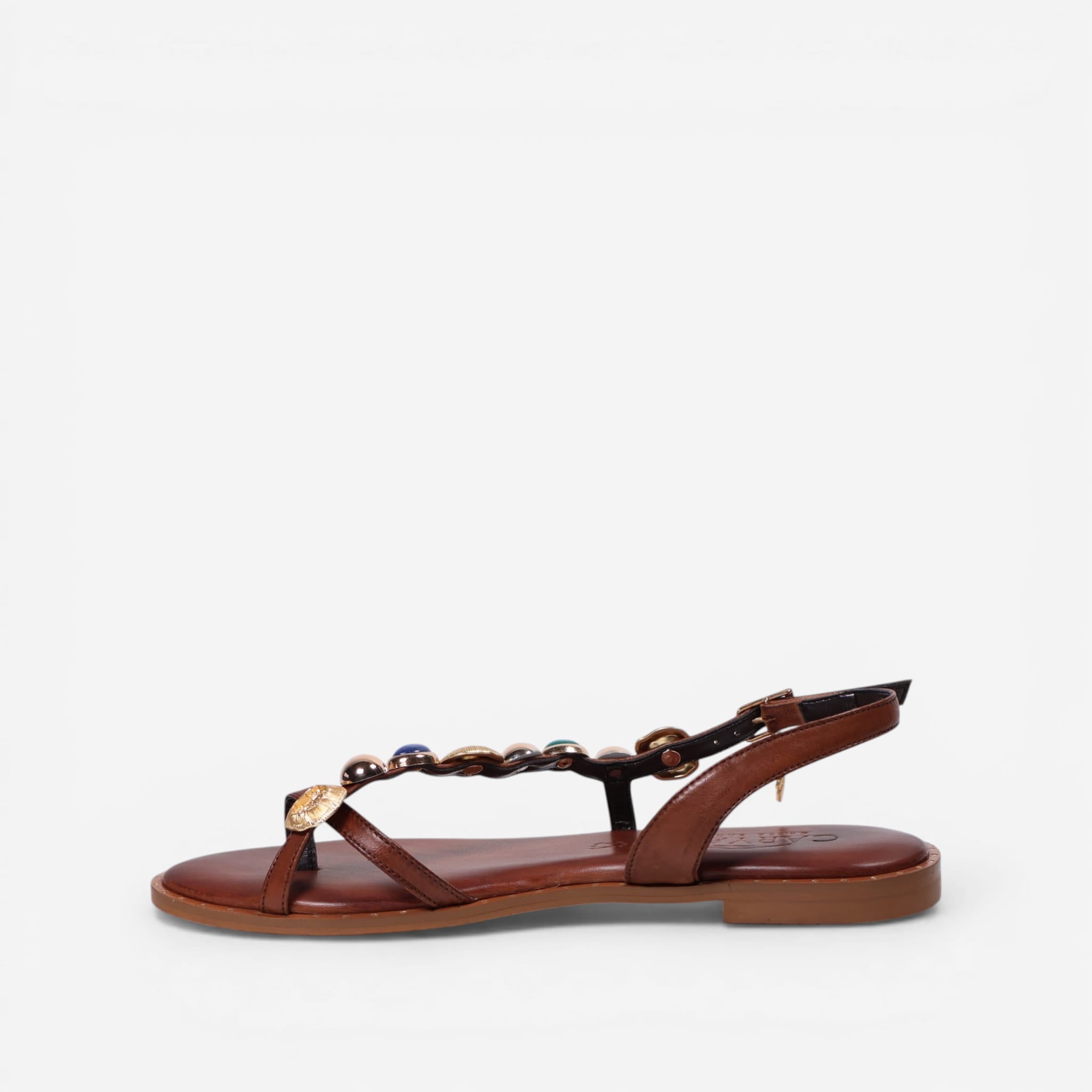 Sandalia Caryatis Agnes brown