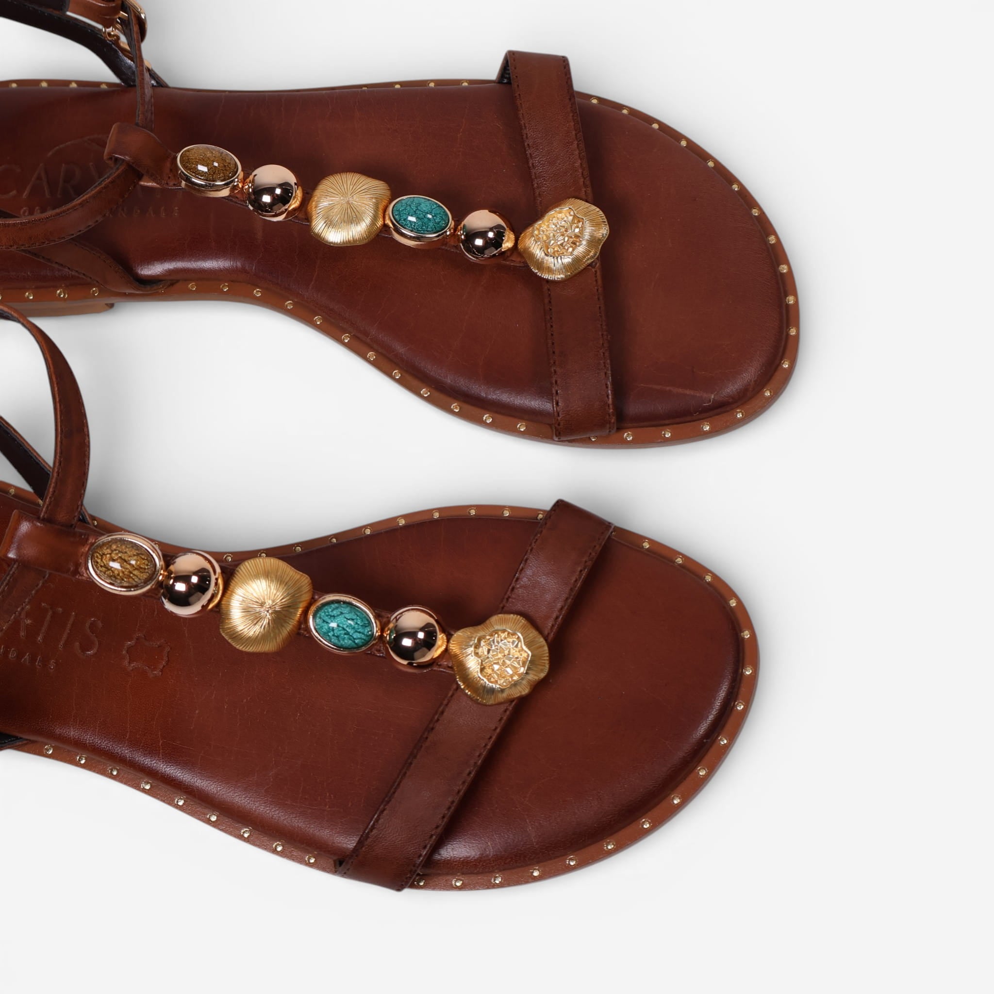 Sandalia Caryatis Margarita brown