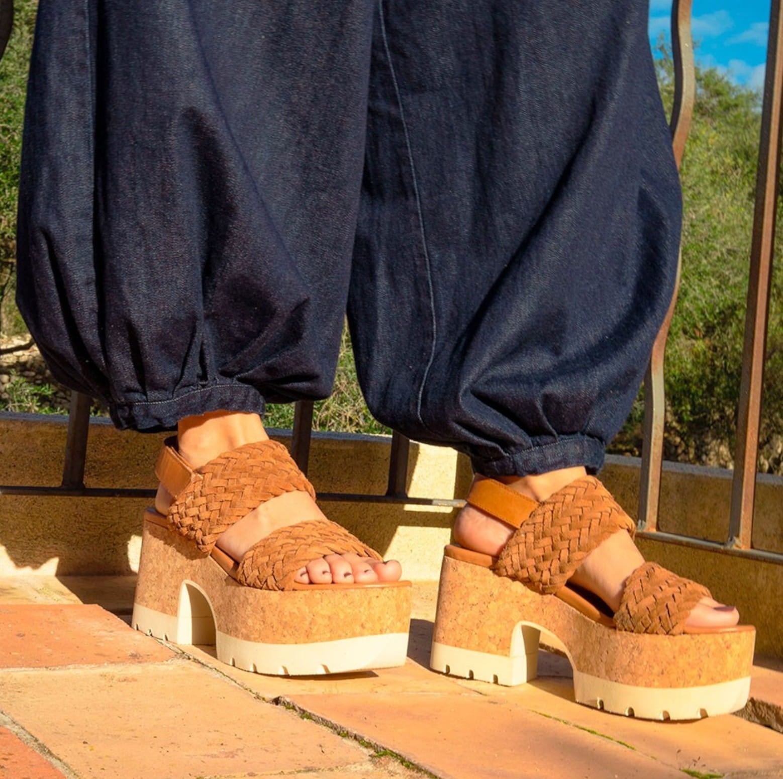 Sandalia Homers Venice Trenza suede