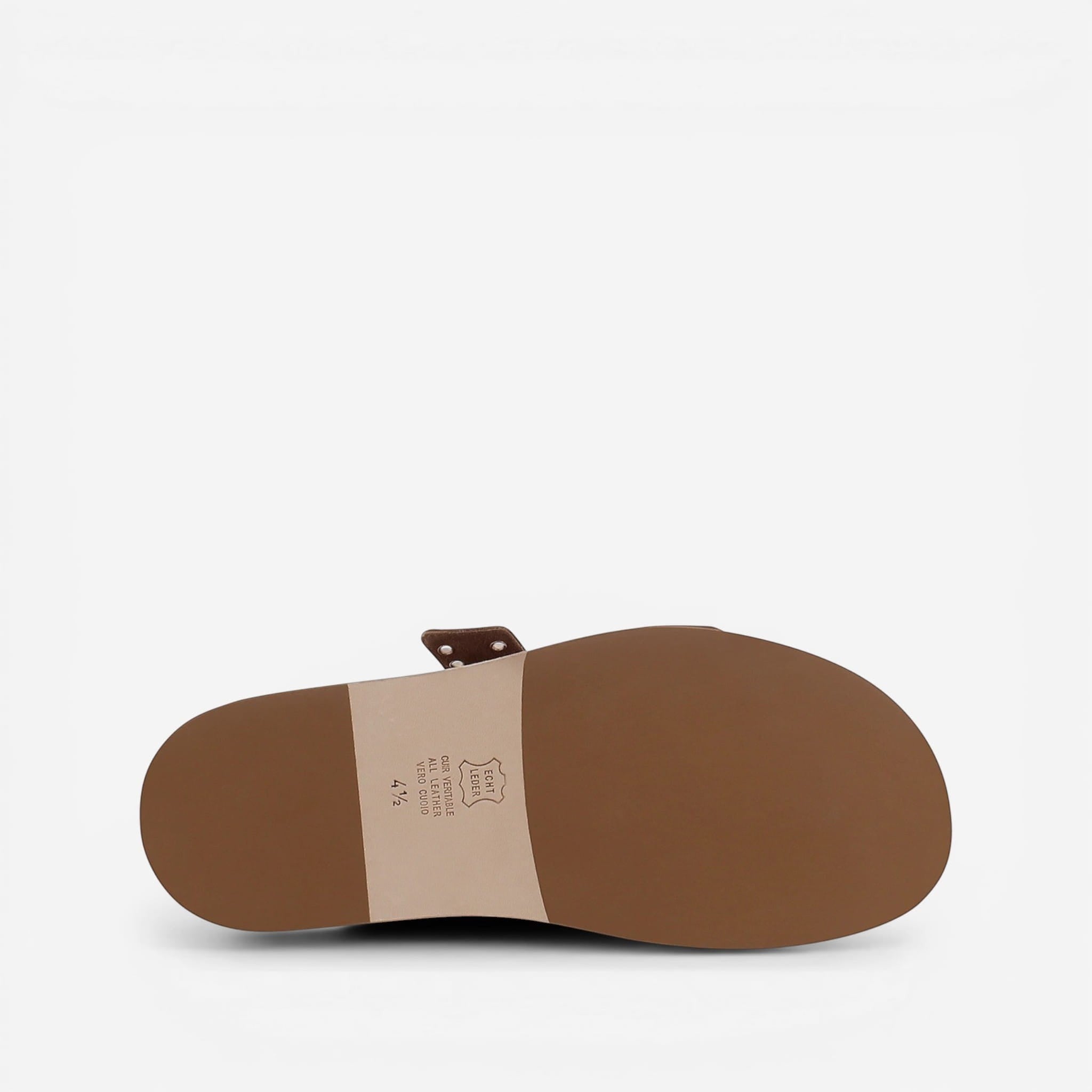 Sandalia Kennel Mimi gold brown