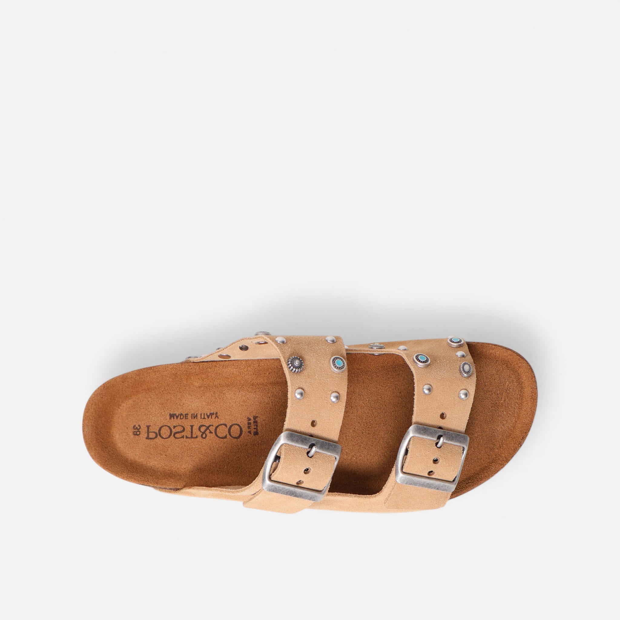 Sandalia Post & Co Beige