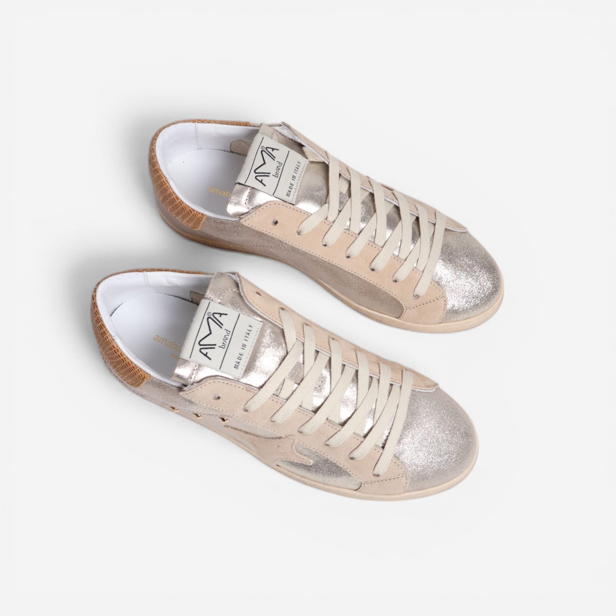 Sneaker Ama Brand beige-metal