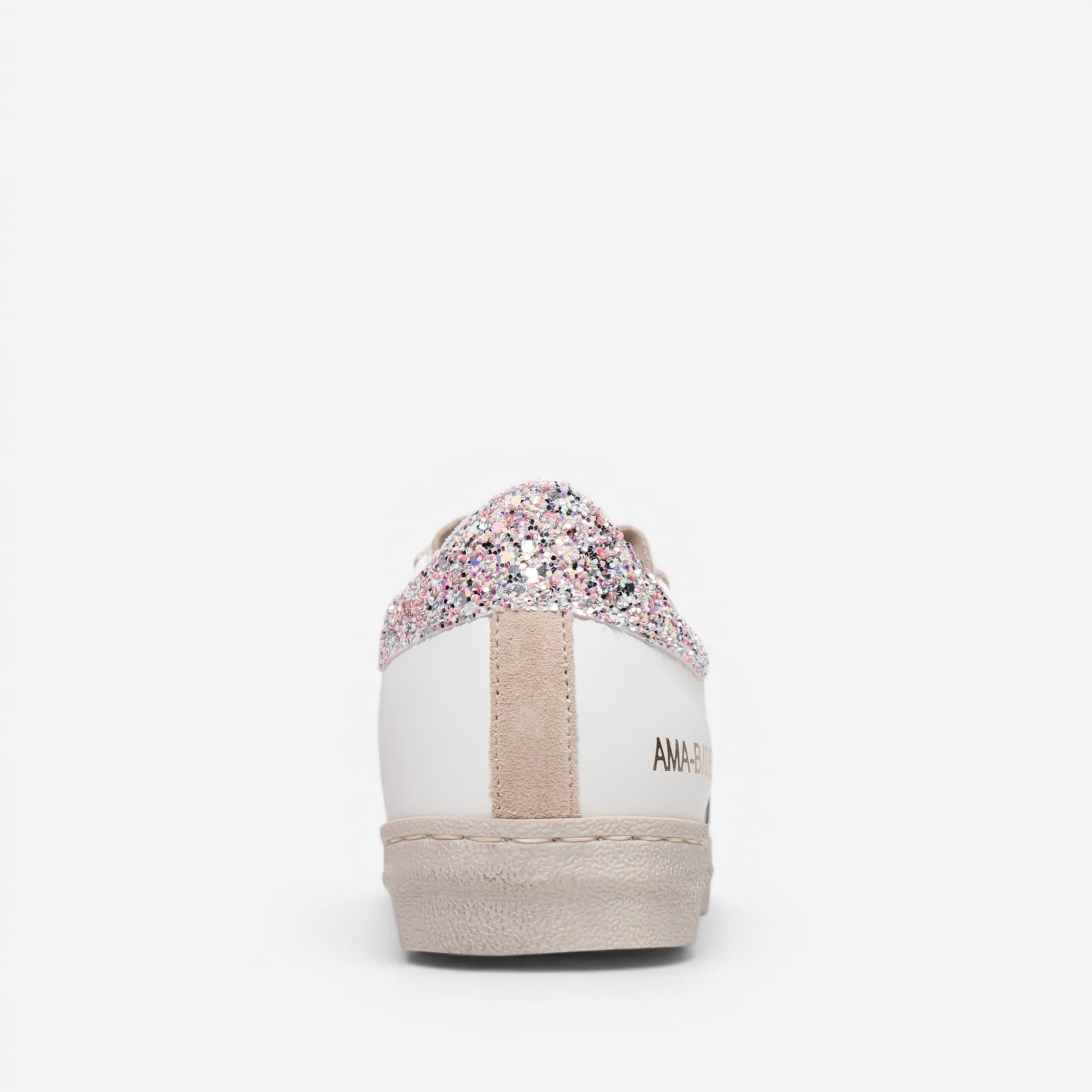 Sneaker Ama Brand blanca glitter