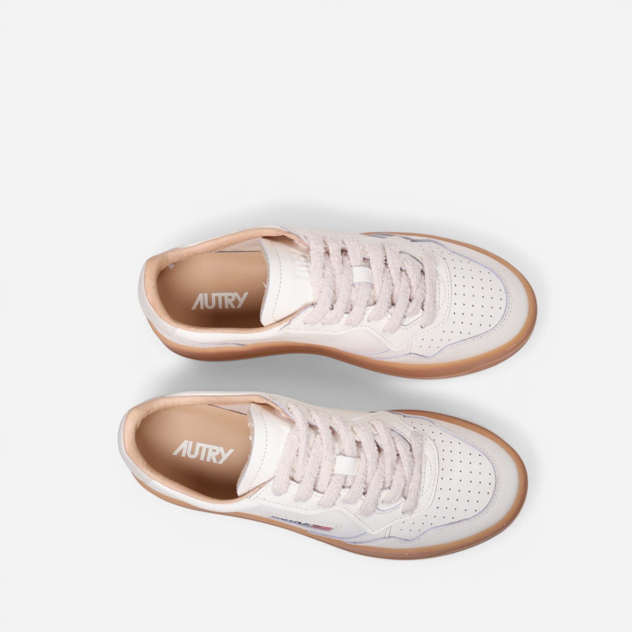 Sneaker Autry Medalist white-camel