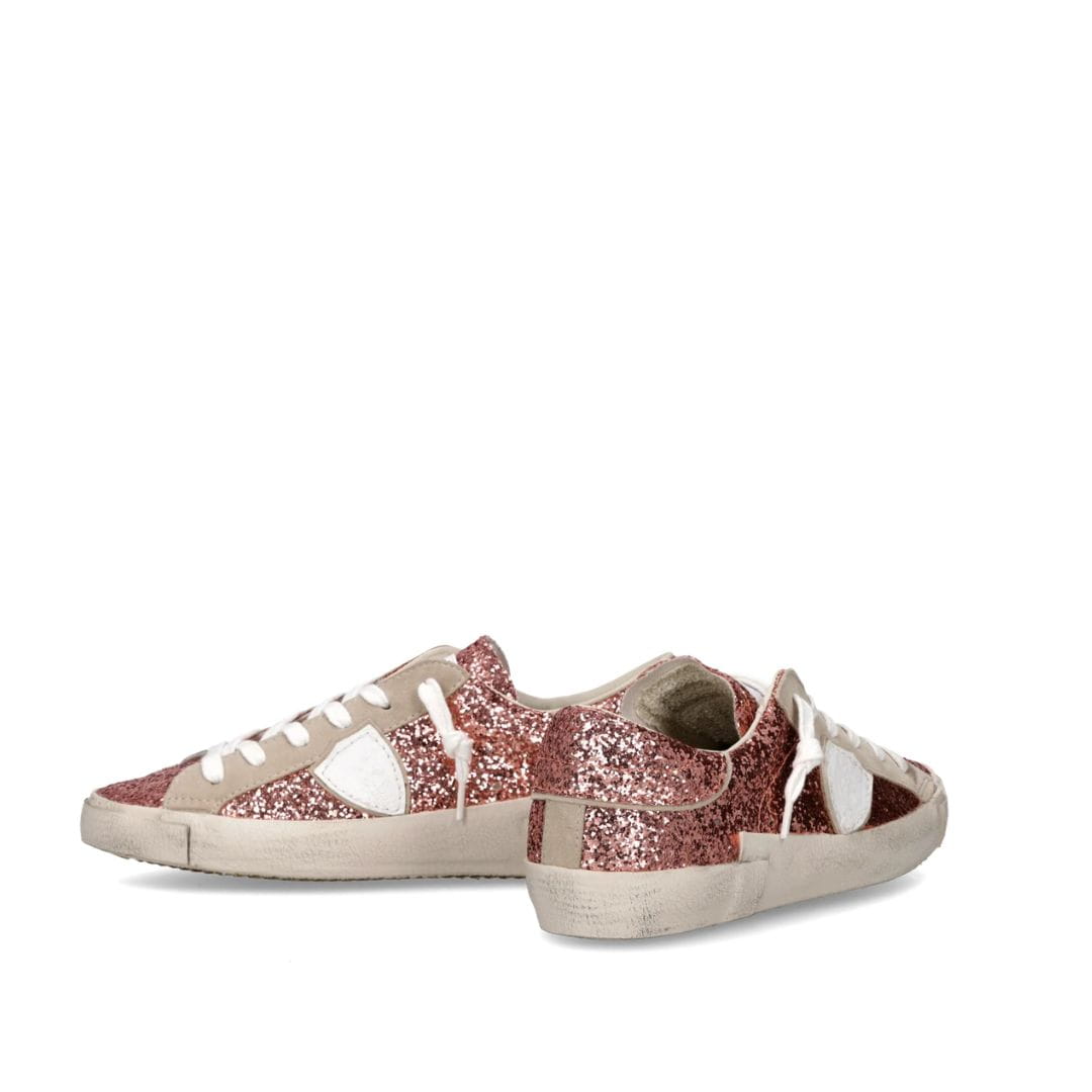 Sneaker Philippe Model PRSX Lentejuelas rosa