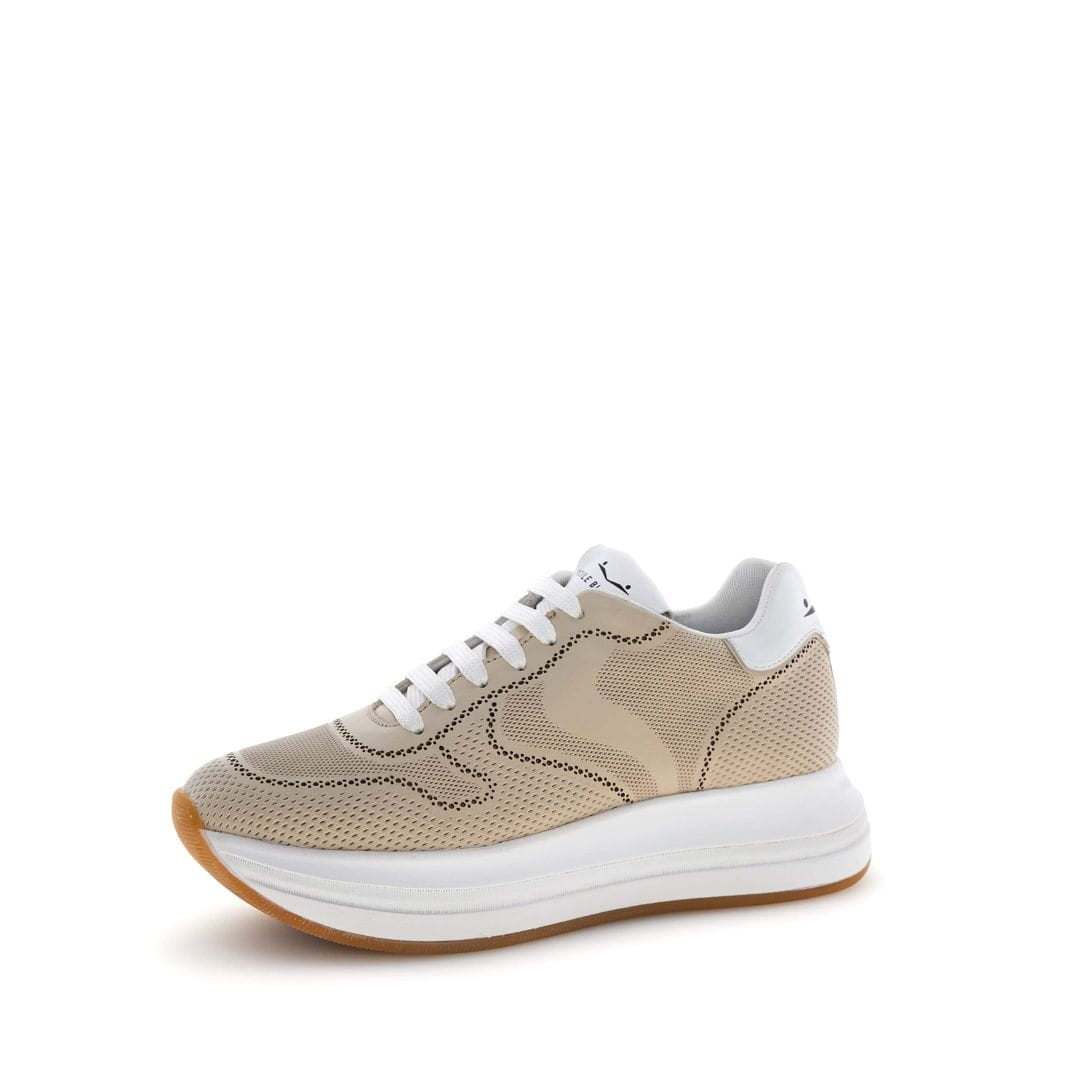 Sneaker Voile Blanche Merry Beige
