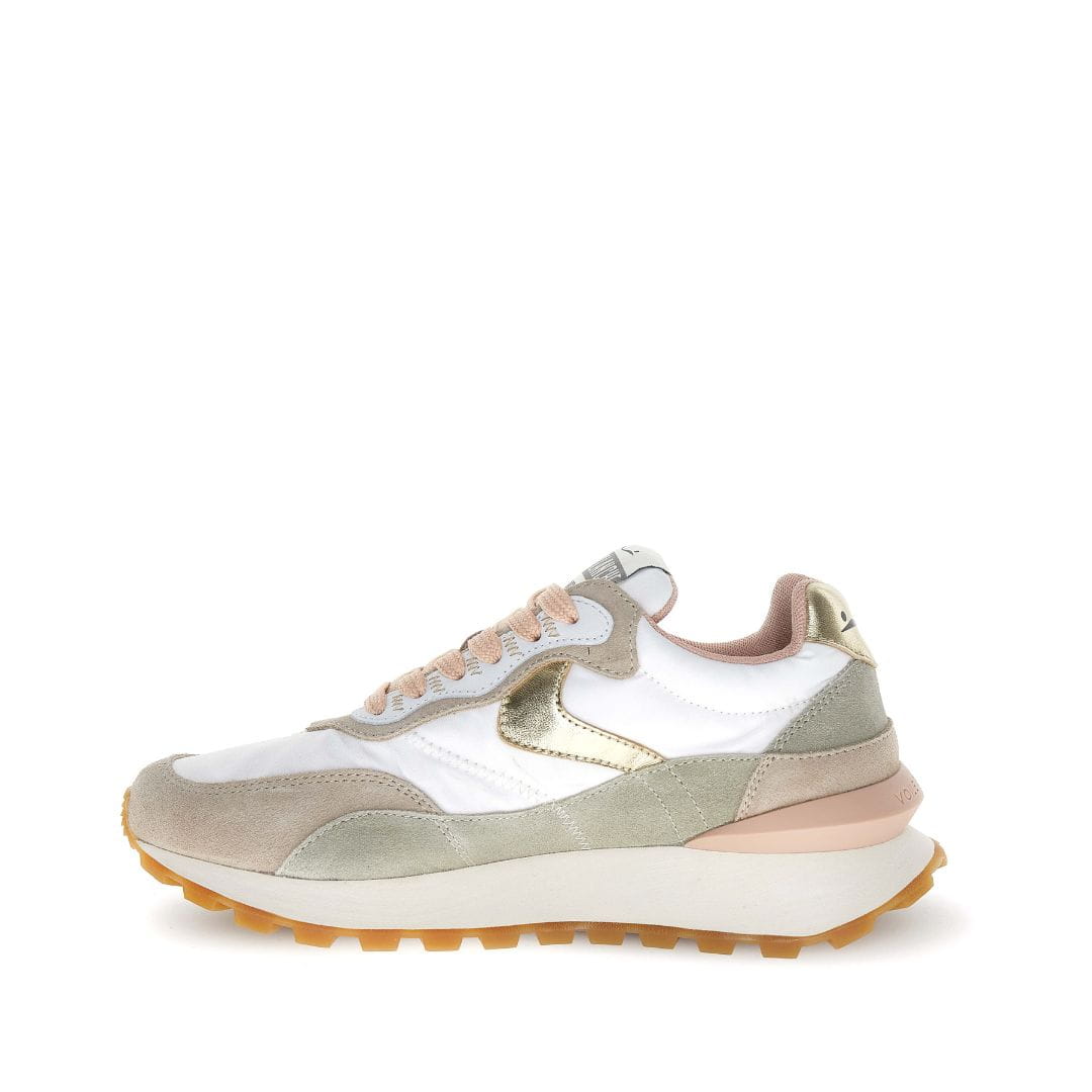 Sneaker Voile Blanche Qwark Metalic