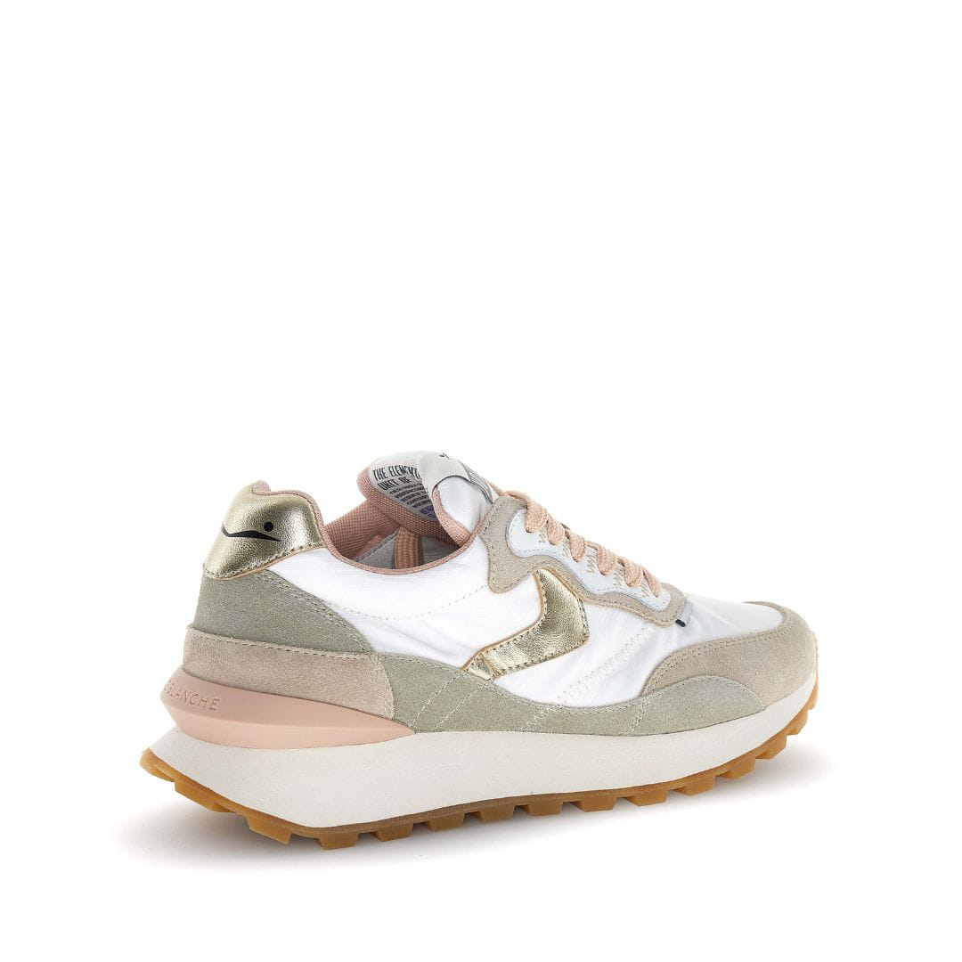 Sneaker Voile Blanche Qwark Metalic