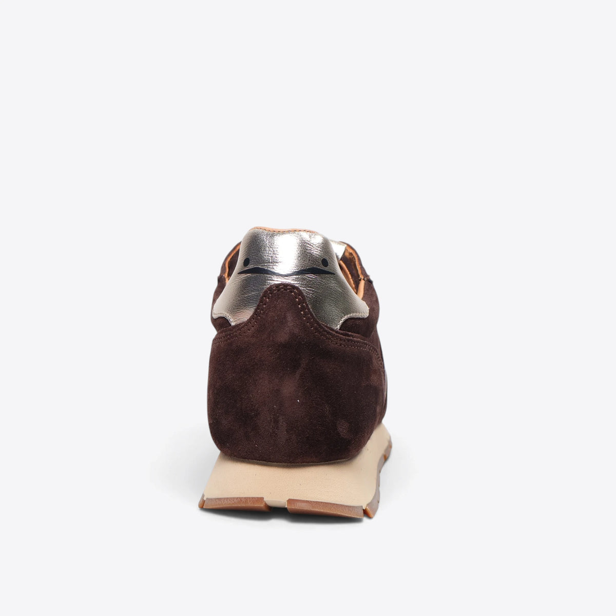 Voile Blanche Julia Dark Brown-Platinum sneaker