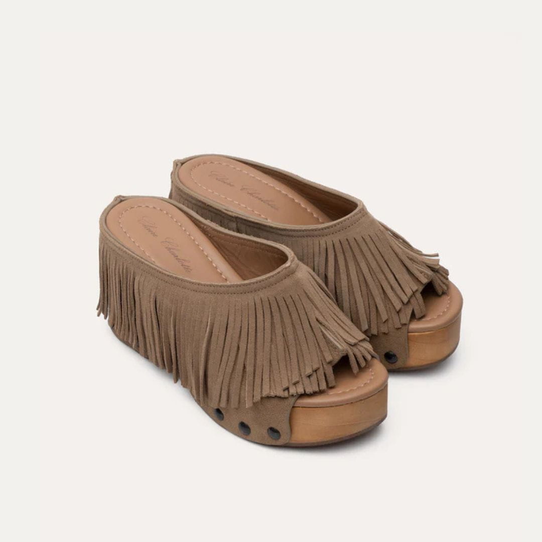 Zueco Claire Charlotte Edith muscade