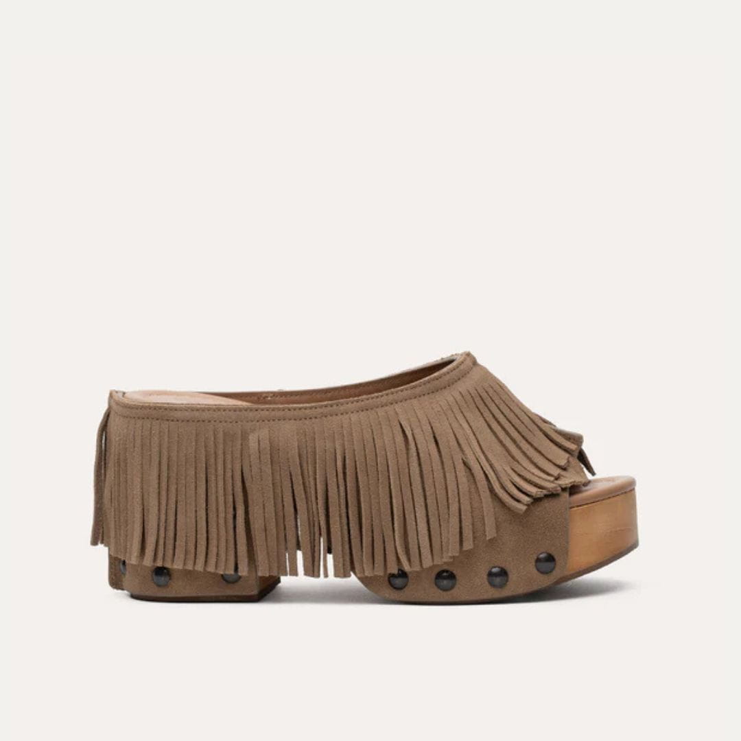 Zueco Claire Charlotte Edith muscade