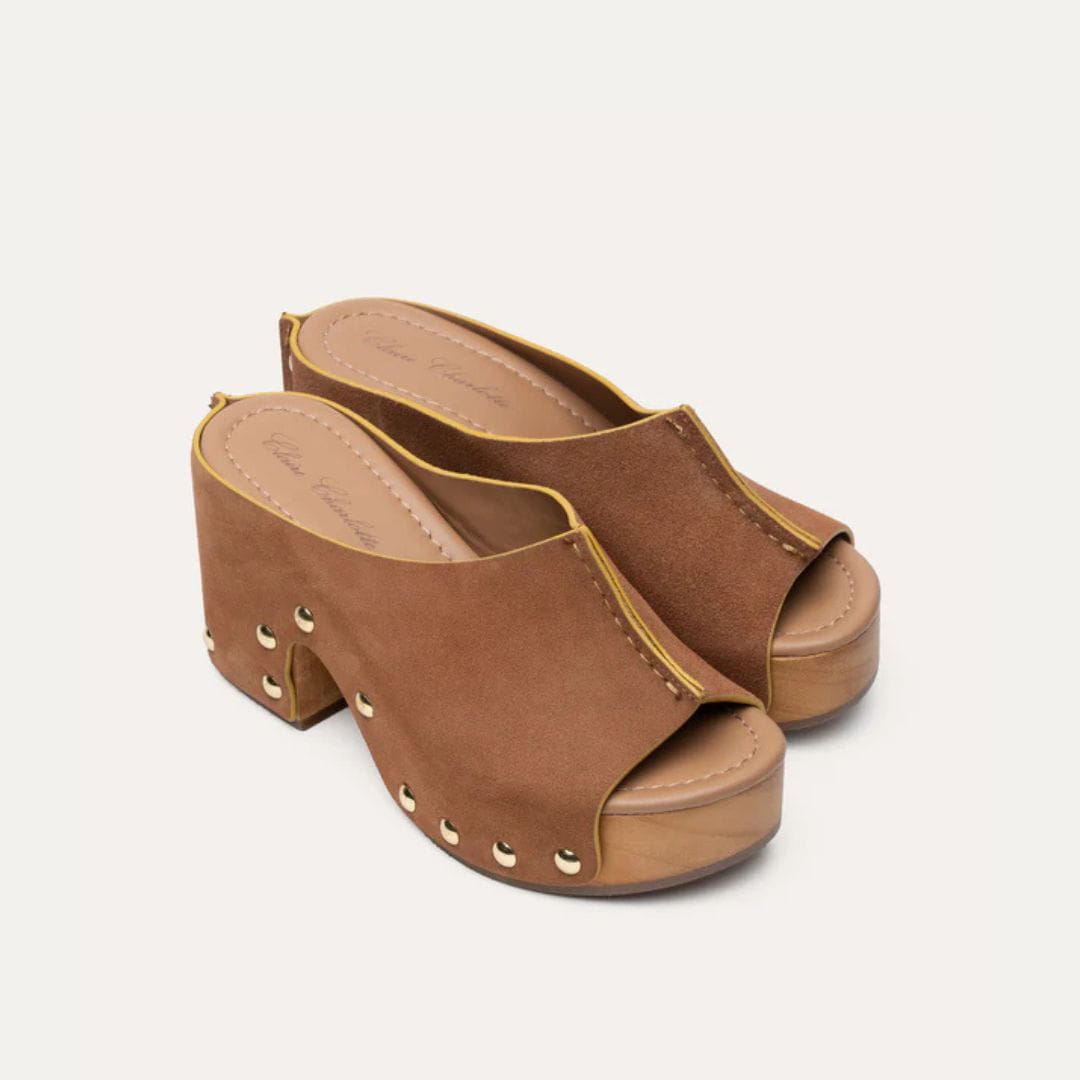 Zueco Claire Charlotte Elise brandy